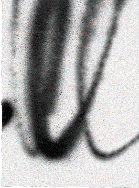 km25 napis, črna pisavna čačka na belem ozadju