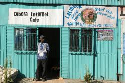 Etiopija cyber cafe